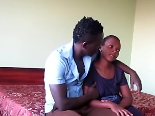 Ebony African Amateur Couple Real Homemade Sex Tape